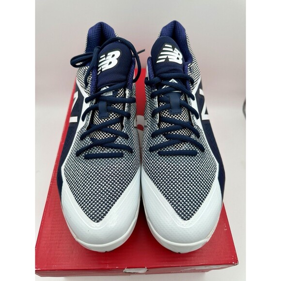 NEW New Balance navy blue Men\'s 4040 V4 Baseball Shoe Cleats size 12 EUR 46.5 main image 6